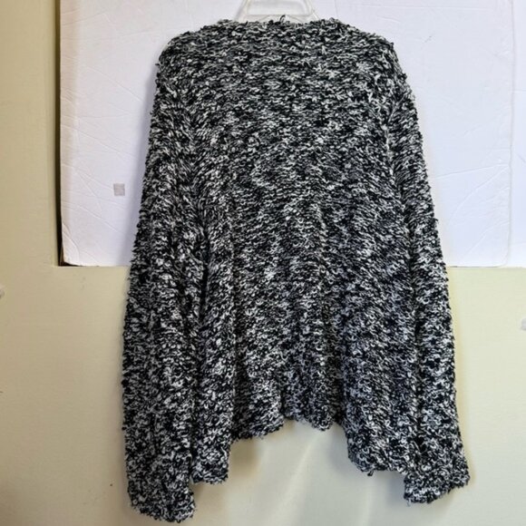 EILEEN FISHER Organic Cotton Jacket Cardigan Knit Soft Boucle Textured Shag 1X - Picture 4 of 16
